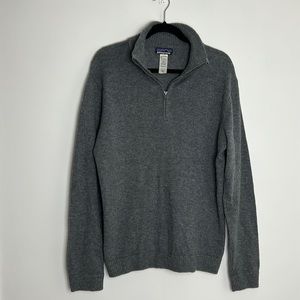 Patagonia Men's Lambswool 1/4-Zip Size Medium